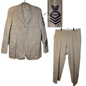 Vintage Petty officer Uniform jacket and pants Size XL